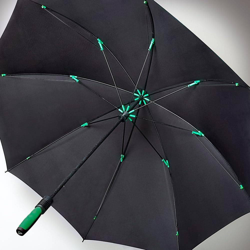 Thumbnail 2 de Fulton Cyclone Performance Golf Umbrella Black (Supersize Canopy)