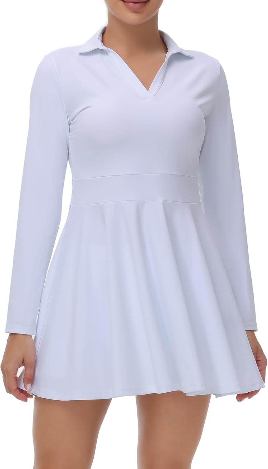 Thumbnail 5 de Cute Golf Tennis Dress with Shorts Pockets — 2 Piece Athletic Set for Women