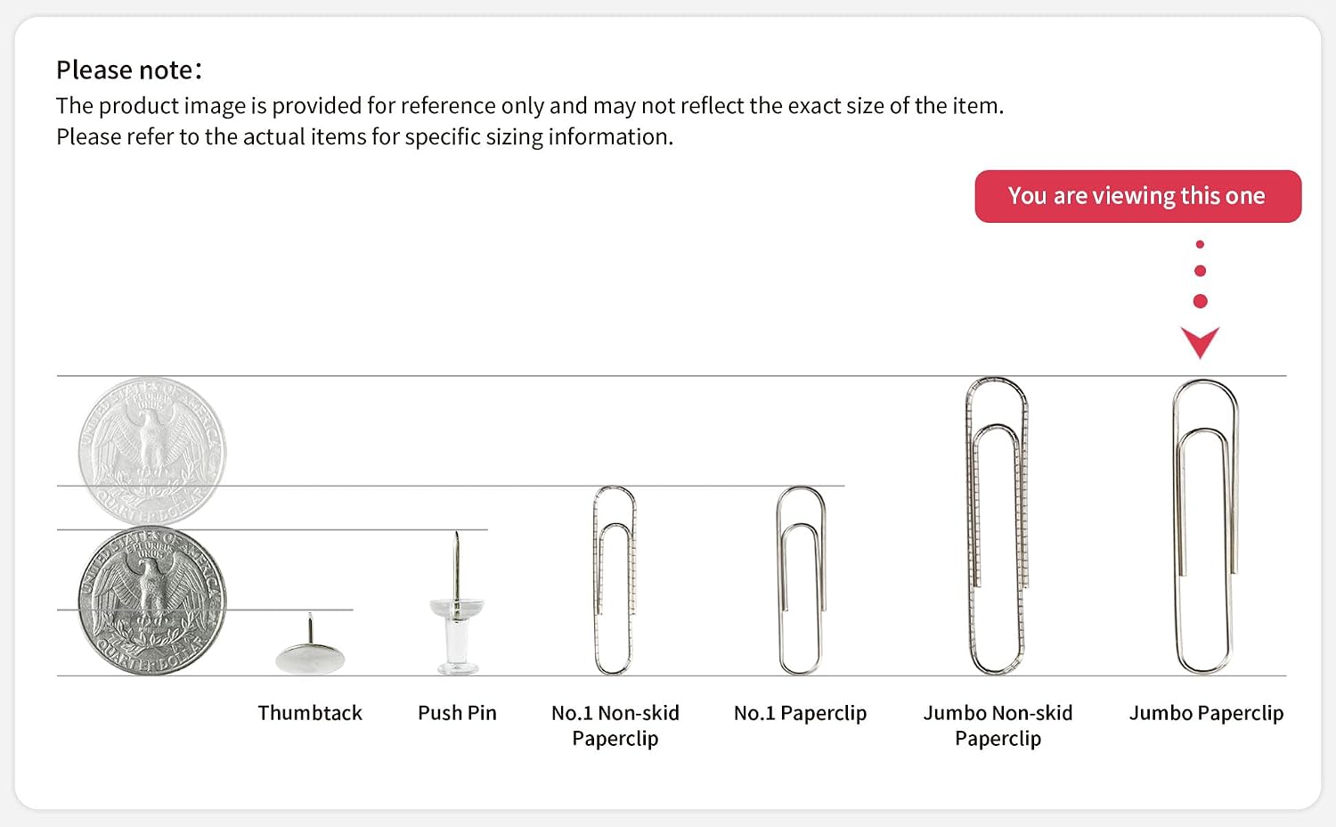 Thumbnail 6 de PAPERPAL Jumbo Smooth Paper Clips, 2-Inch Silver, 300 Count
