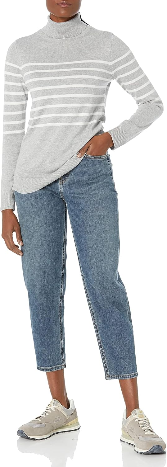 Thumbnail 3 de Leichter Rollkragenpullover für Damen mit Baumwollmischung – Amazon Essentials, klassischer Schnitt (auch in Übergröße)