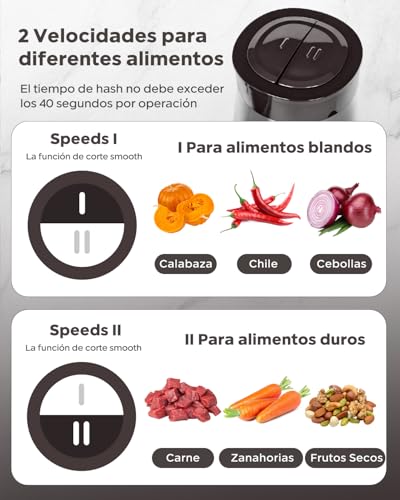 Thumbnail 3 de Bear Picadora de Alimentos 600 W con 4 cuchillas 🍽