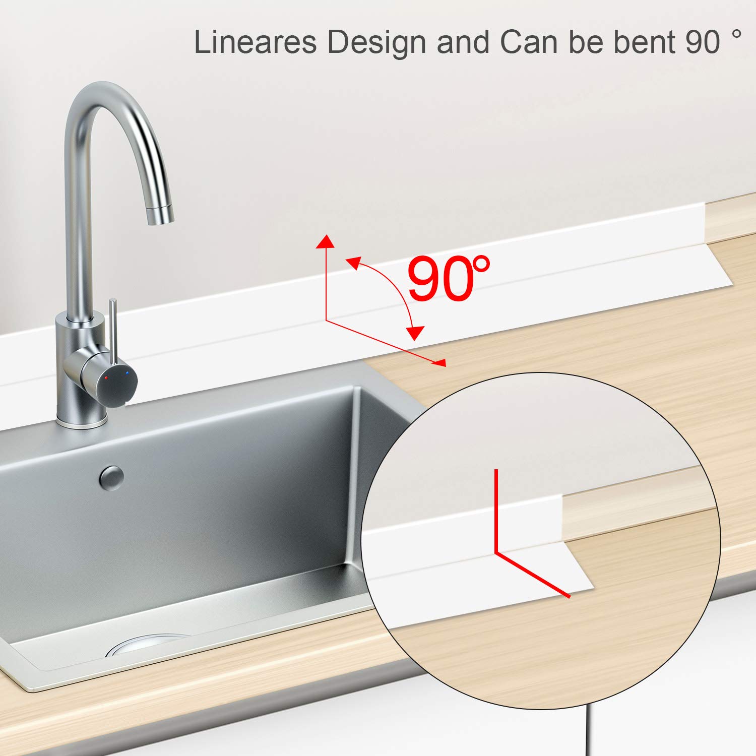 Thumbnail 3 de Bath sealant strip tape 11ft