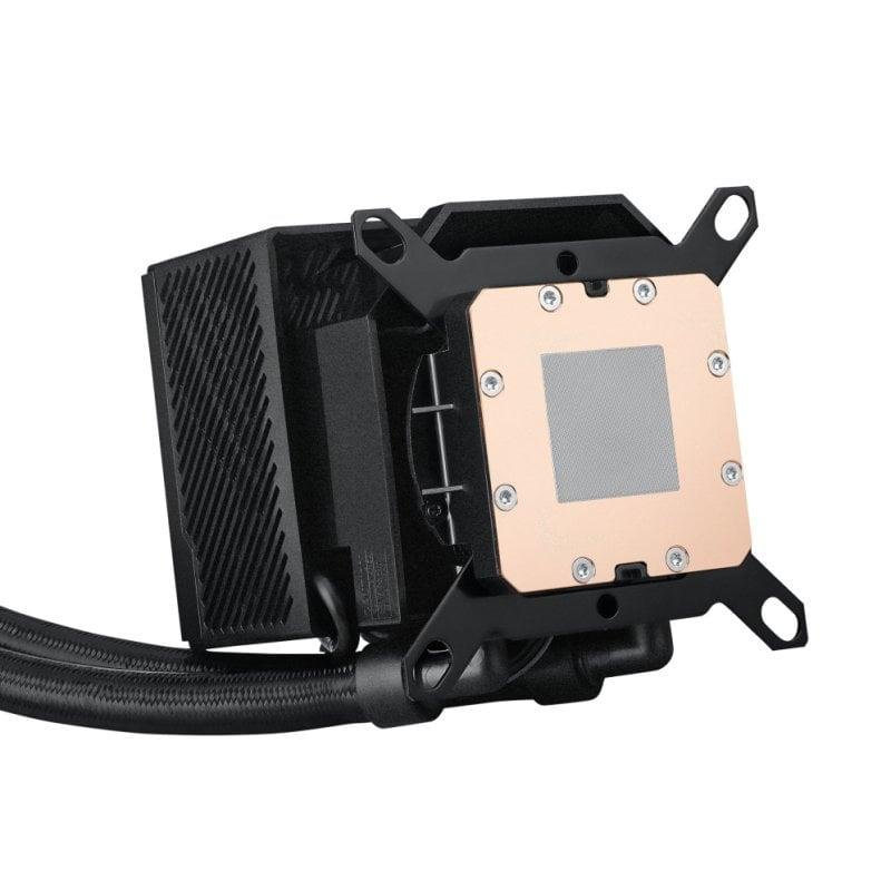 Detalle 2 de ASUS ROG Ryujin III 240 — Refrigeración líquida AIO con LCD y gestión térmica de alto rendimiento