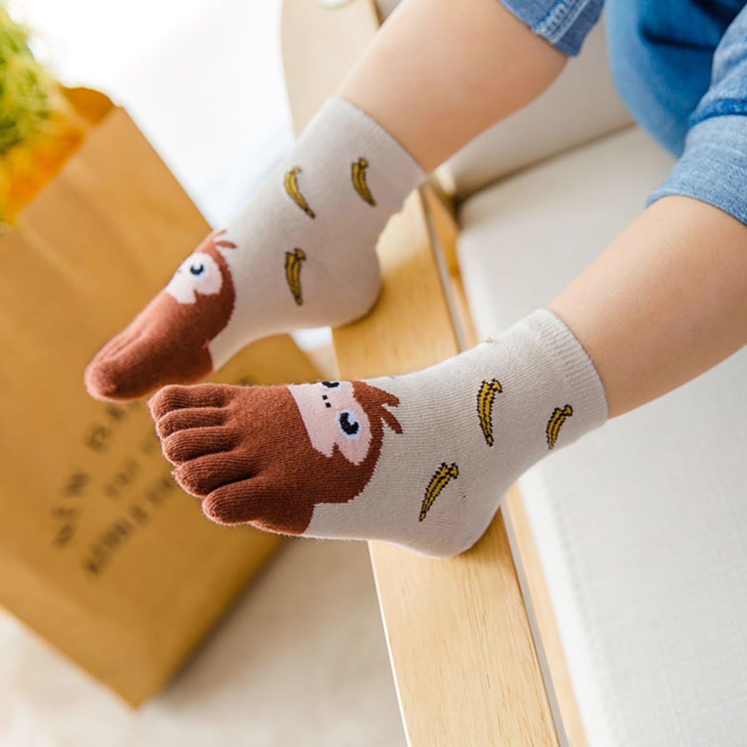 Thumbnail 6 de PUTUO Chaussettes à doigts enfant 3-12 ans