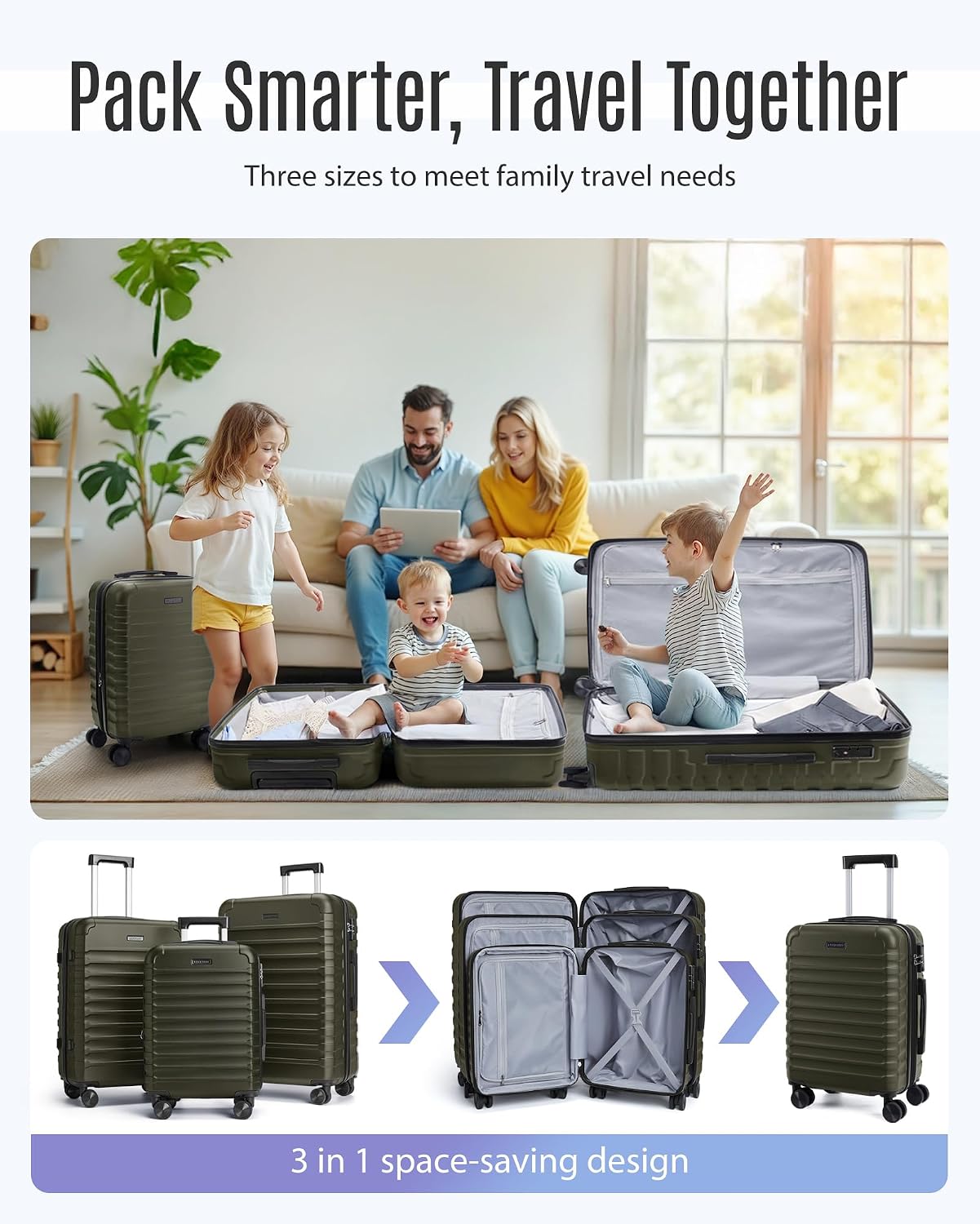 Detalle de LIGHT FLIGHT Luggage Set, 20-Inch
