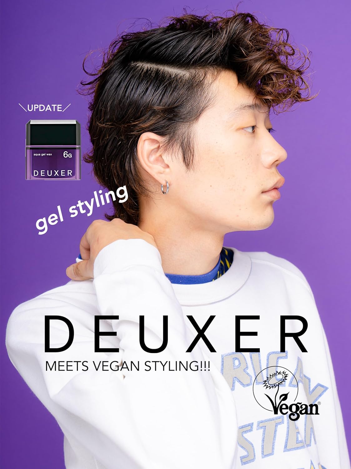 Detalle de ナンバースリー DEUXER アクアジェルワックス 160g×2 フローラルベリー