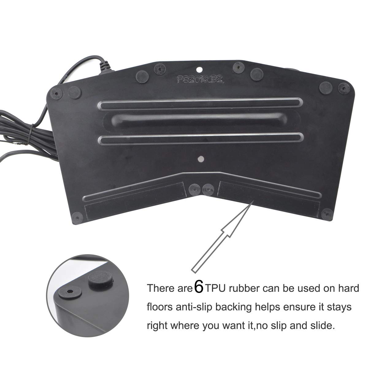 Thumbnail 3 de iKKEGOL dual-pedal USB foot switch