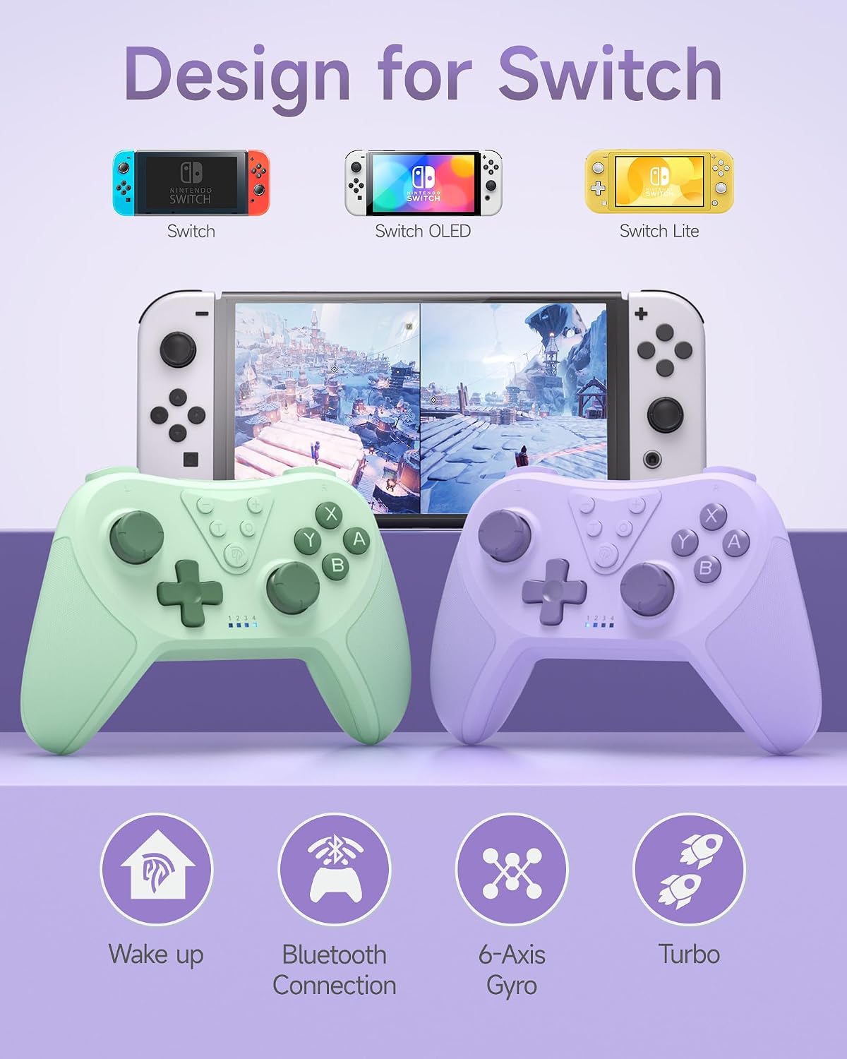 Thumbnail 1 de EasySMX Switch Controller with 6-Axis