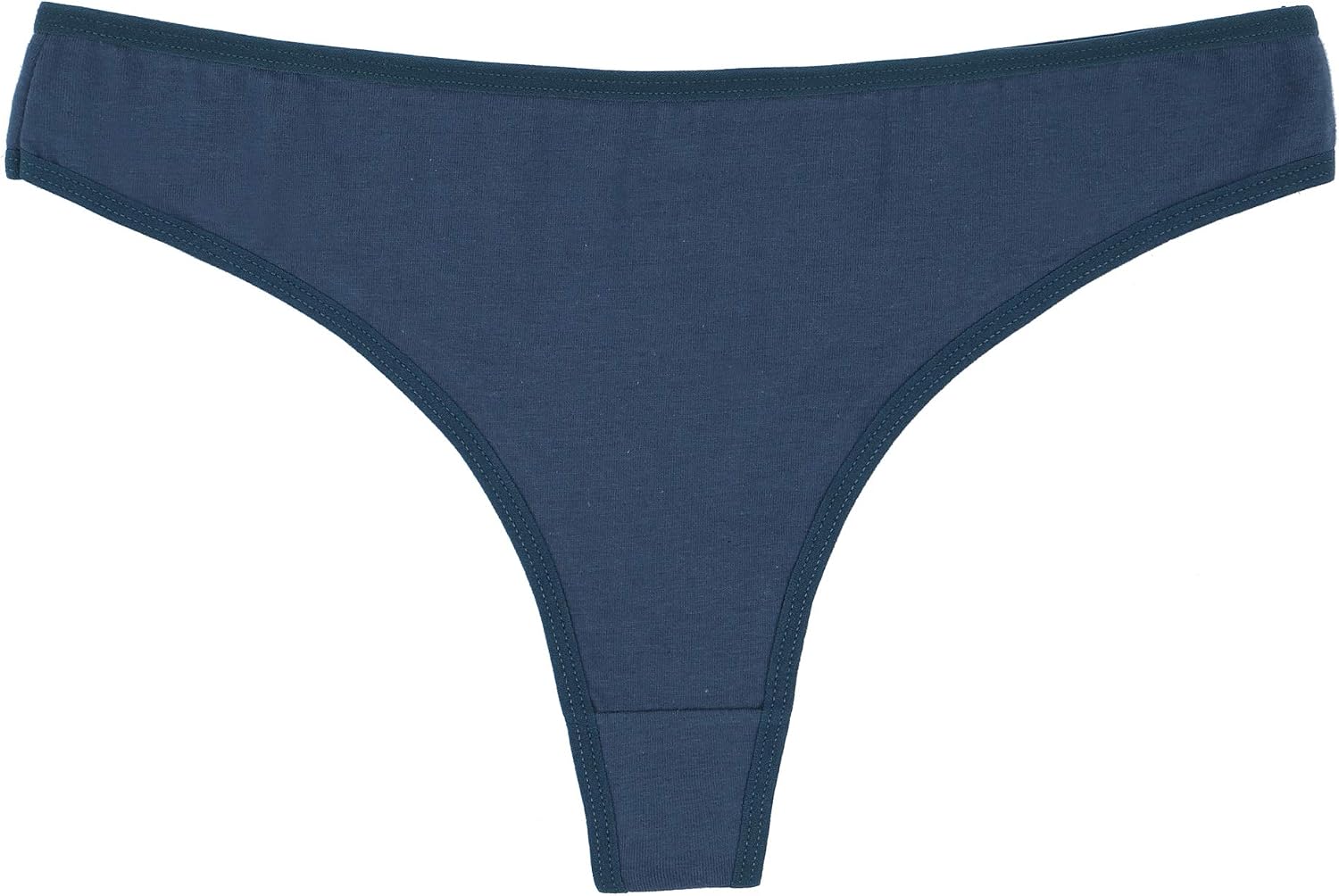 Detalle de ELACUCOS 6-Pack Women’s Cotton Thong Bikini Underwear (Breathable, Comfort Fit)
