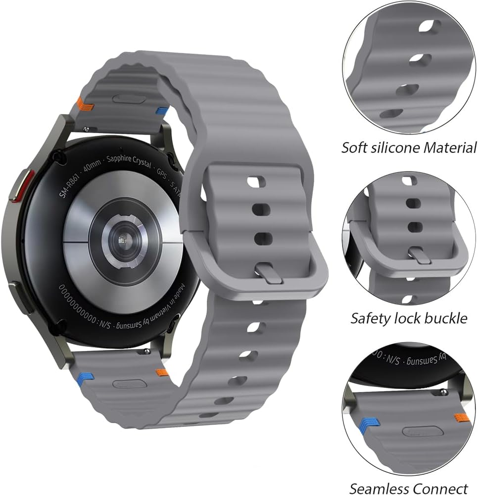 Thumbnail 2 de BYISYUE Silicone Sport Strap for Amazfit GTR 47mm