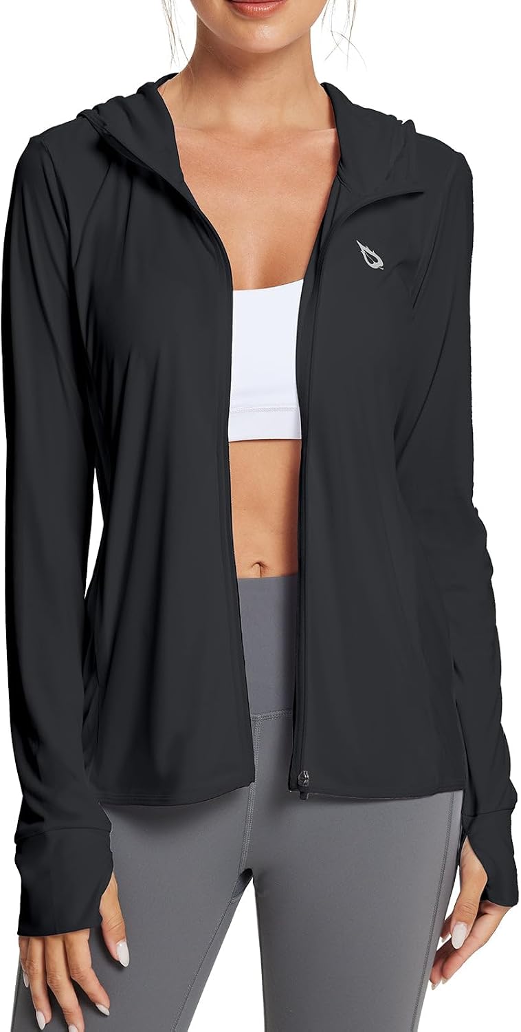 Detalle de Baleaf Women's Sun Protection Jacket Hoodie
