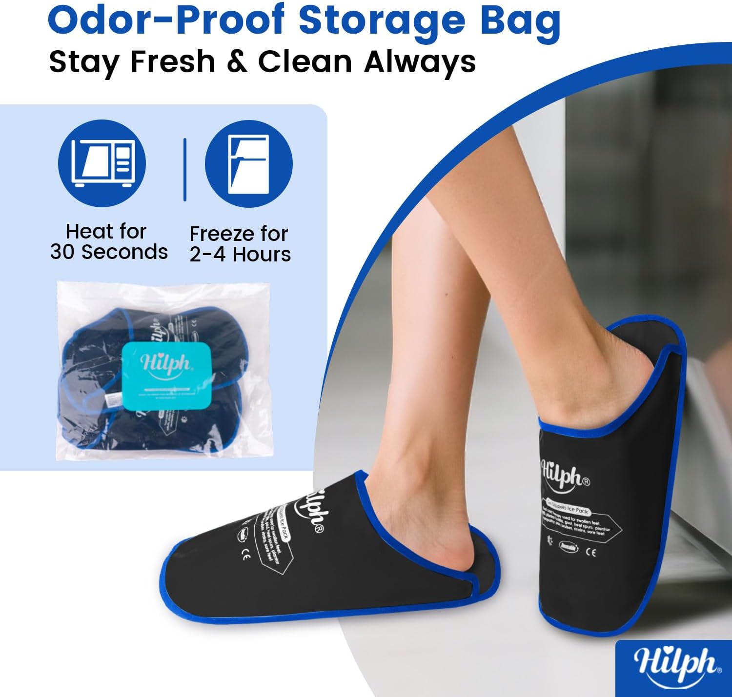 Thumbnail 6 de Hilph Foot Ice Pack Slippers 12.2x5.51