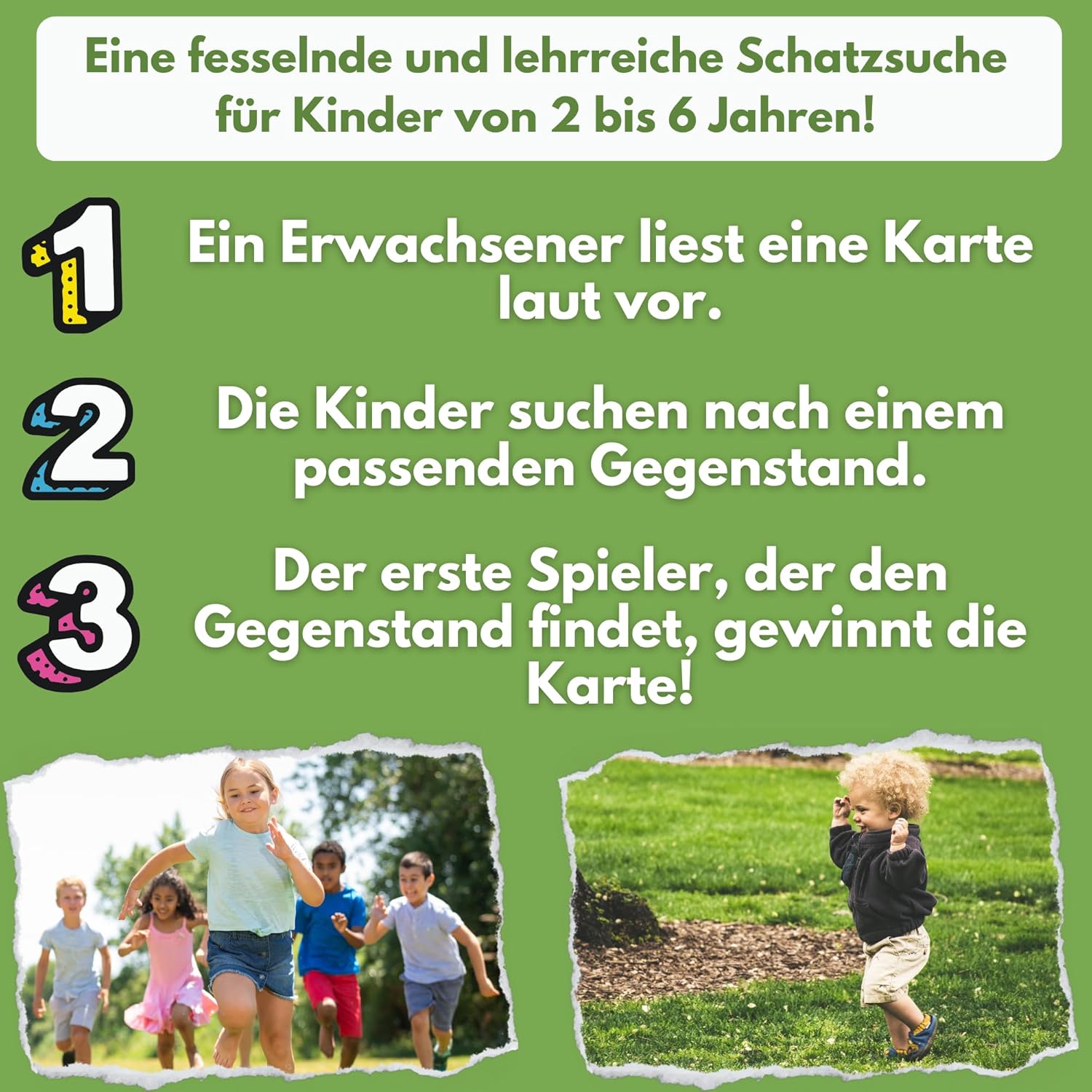 Thumbnail 1 de Finde Mich! Im Freien – Suchspiel & Entdeckerkarten für Kinder 2–8 Jahre von Oh Happy Games
