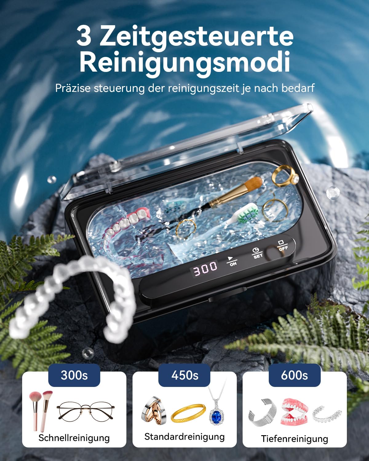 Thumbnail 1 de Ultraschallreinigungsgerät 47 kHz 330 ml