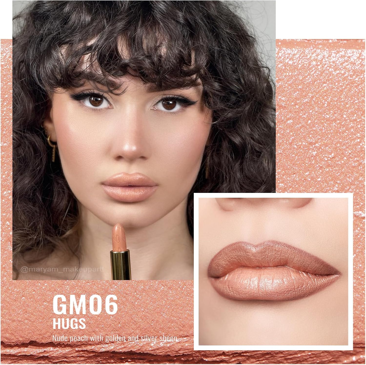 Detalle 2 de Rossetto matte metallico 4,3 g Hugs