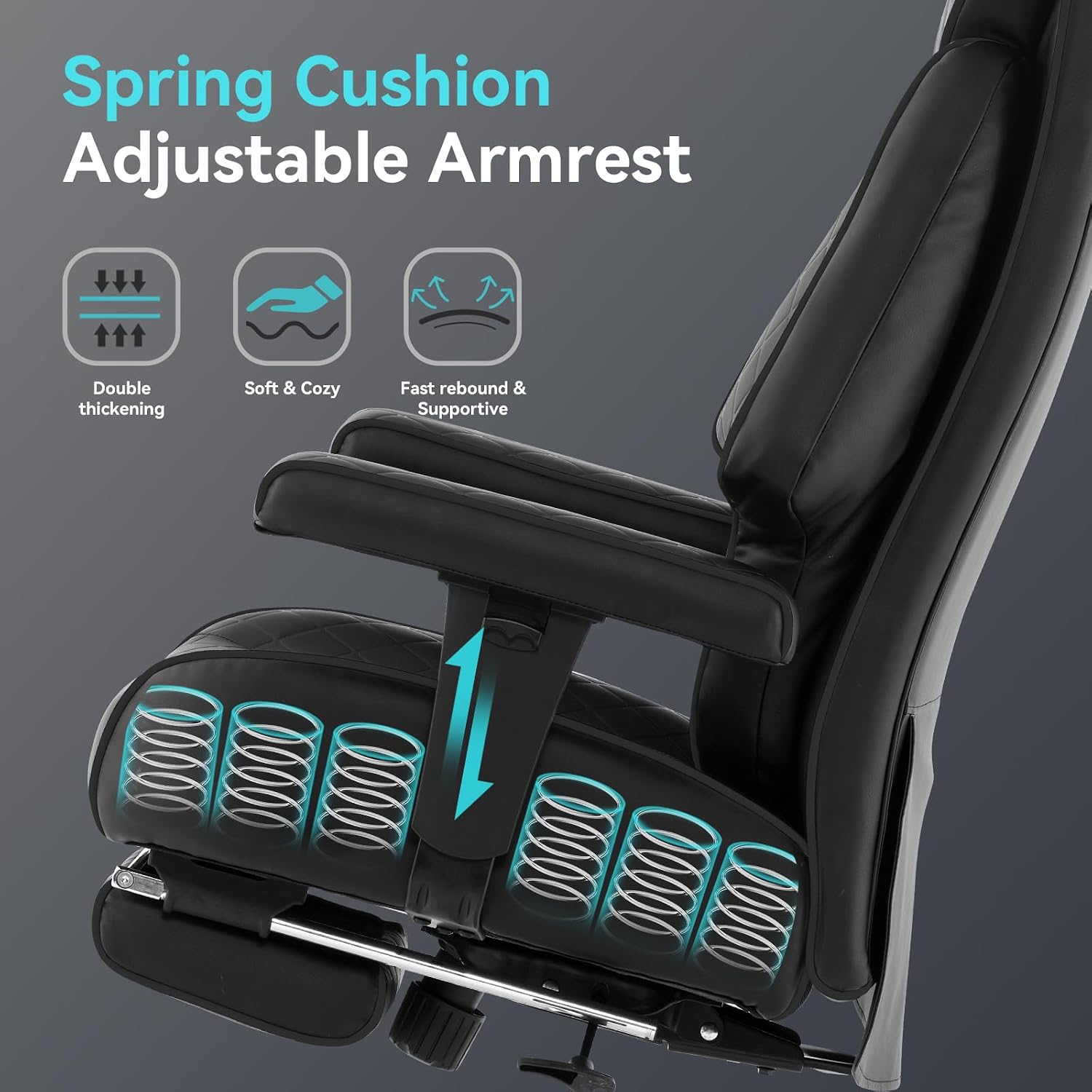 Thumbnail 4 de EXCEBET Big and Tall Office Chair 400lbs 💺
