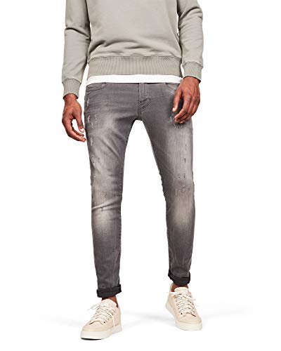 Detalle de G-STAR Revend Skinny 31W/30L vaqueros gris