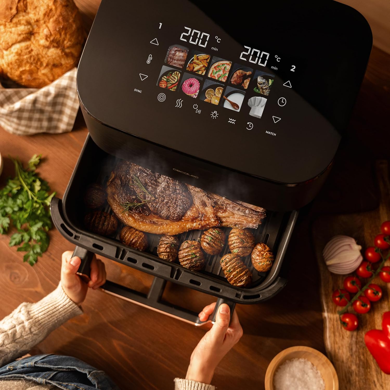 Thumbnail 5 de Cecotec Cecofry&Grill Smokin' 11000 Plus 11L