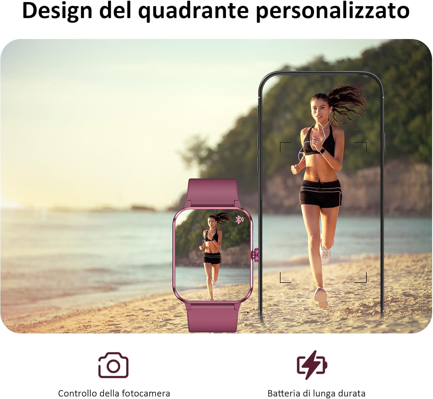 Thumbnail 4 de Blackview Smartwatch 1,85'' con chiamate Bluetooth