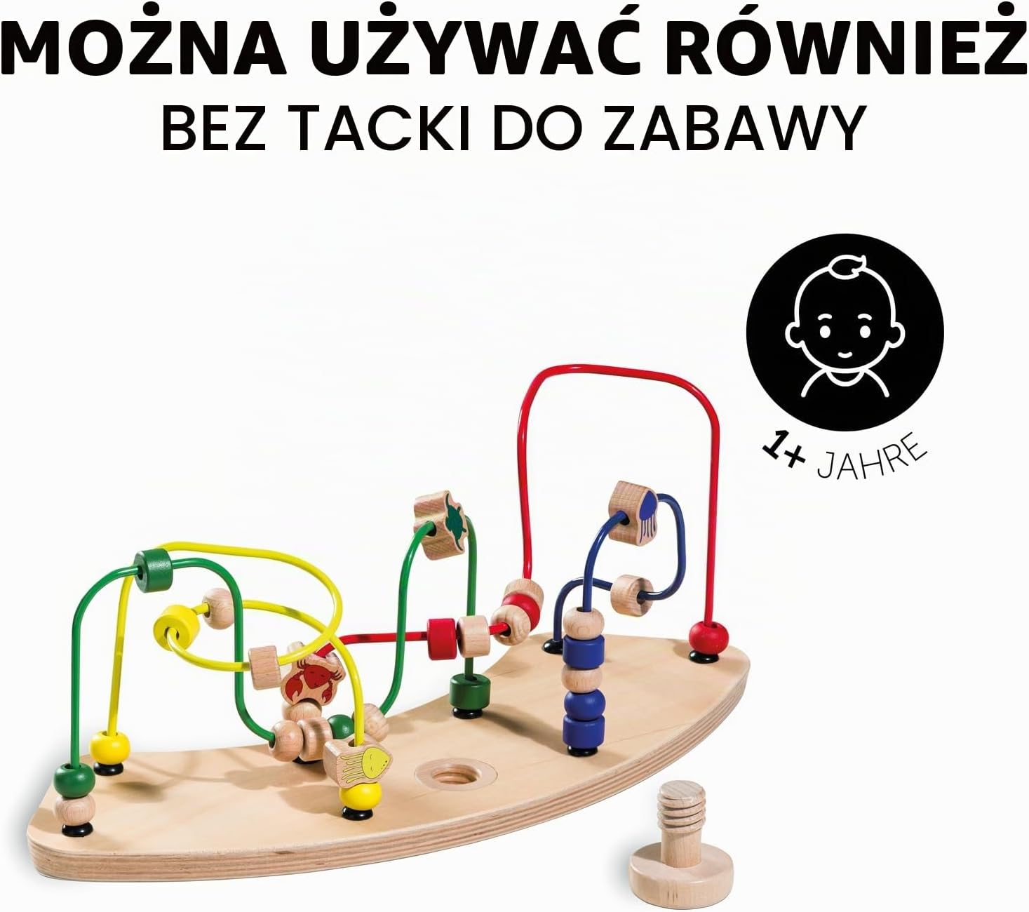 Thumbnail 6 de Hauck 808034 Play Moving – drewniana pętla motoryczna Water Animals FSC