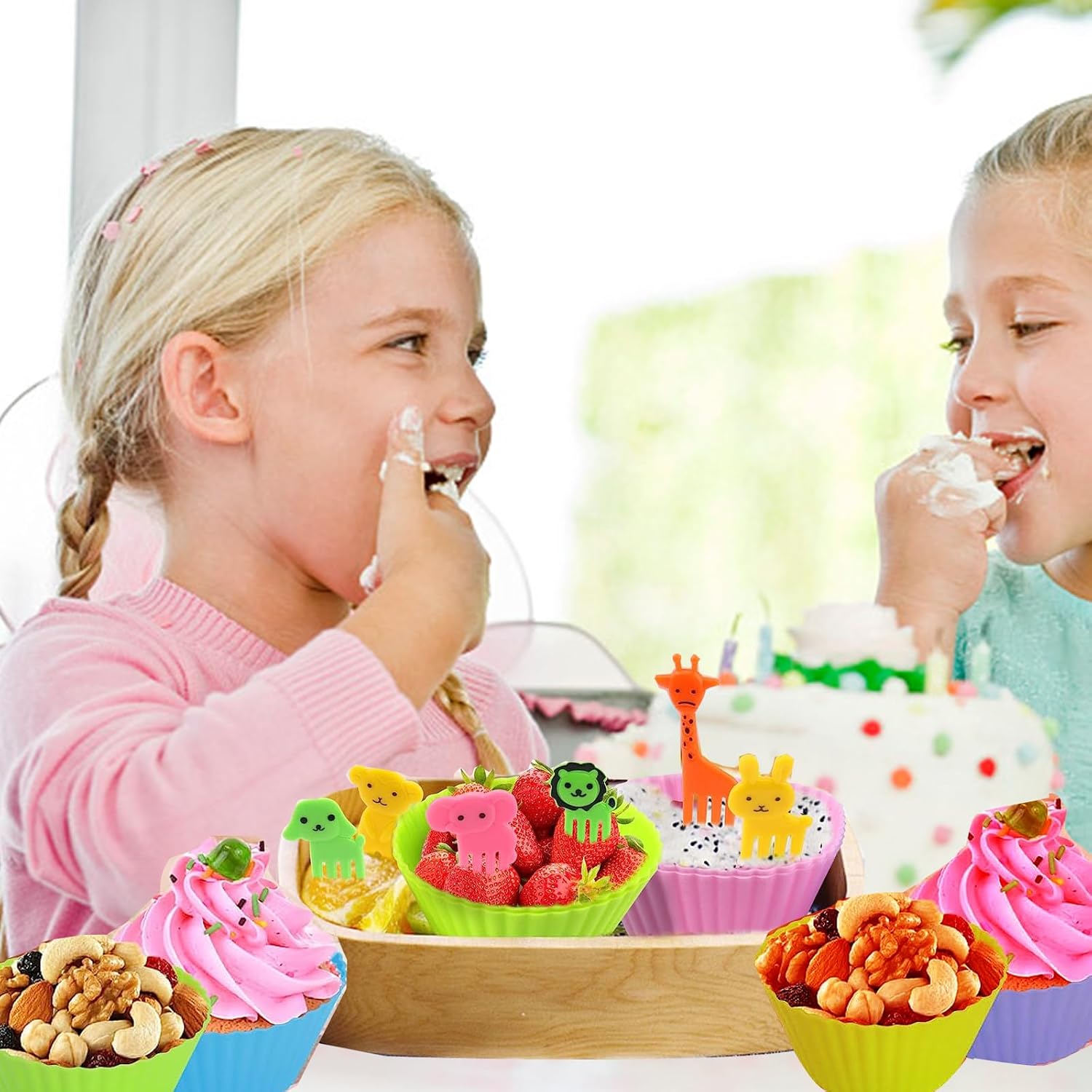 Thumbnail 4 de Silicone Lunch Box Dividers Pack