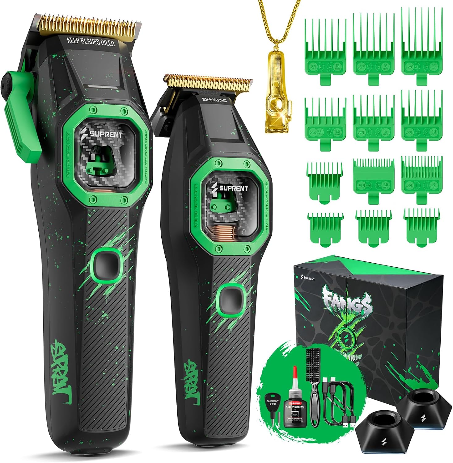 Detalle de SUPRENT FANGS Professional Barber Clippers