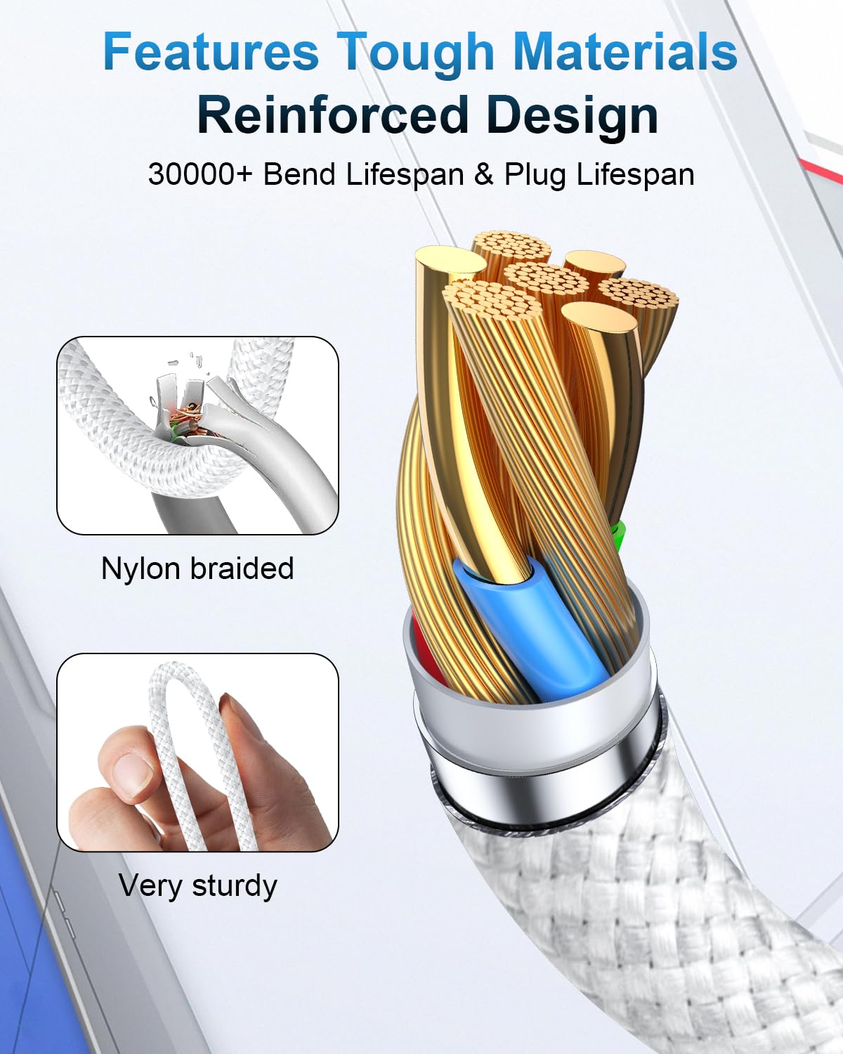 Thumbnail 2 de Apple MFi Lightning cable 2m, 2-pack