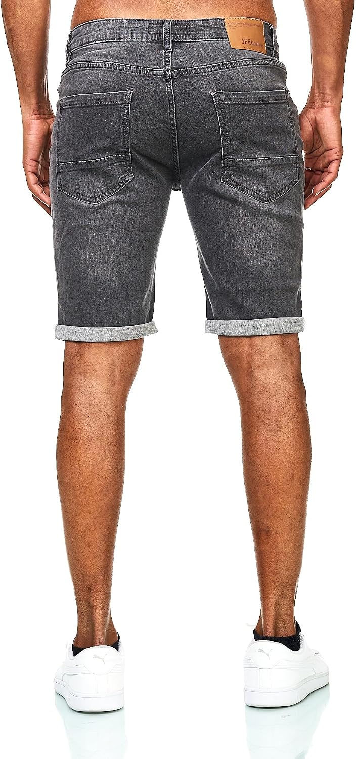 Thumbnail 3 de JEEL Herren Kurze Hosen – Slim-Fit Jeans-Shorts, 5-Pocket, Stretch