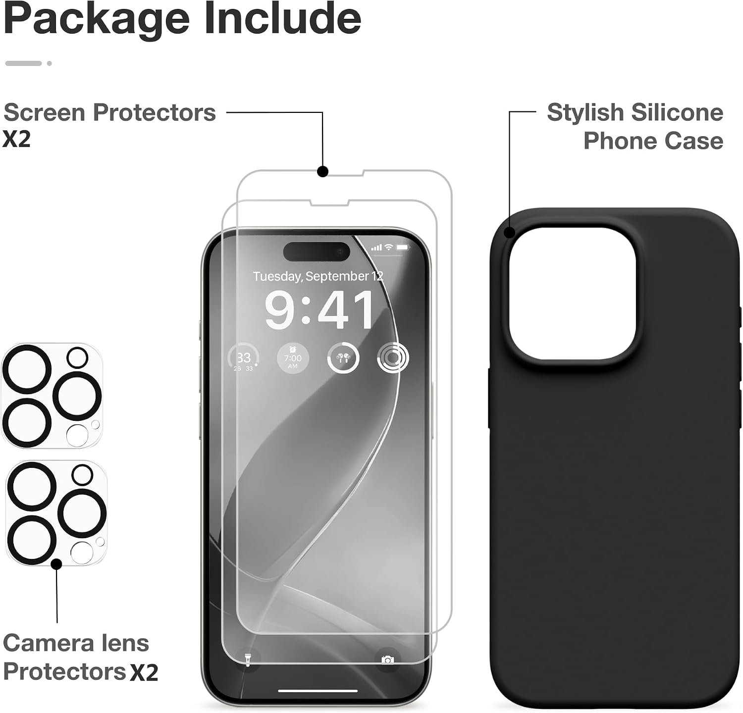 Thumbnail 5 de GONEZ iPhone 15 Pro Max case 6.7