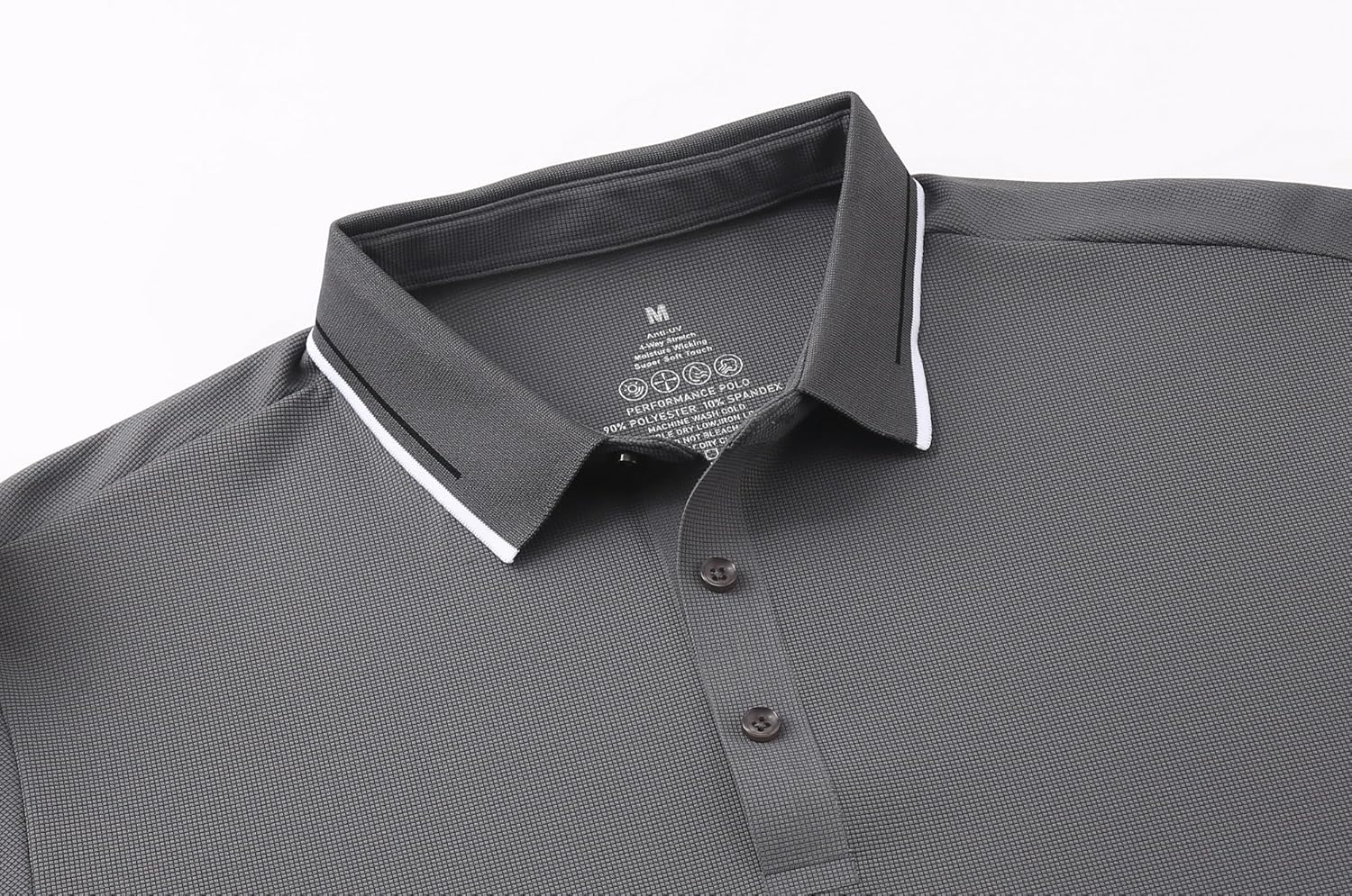 Thumbnail 2 de Alex Vando Men's Golf Shirt: Moisture-Wicking Quick-Dry Polo