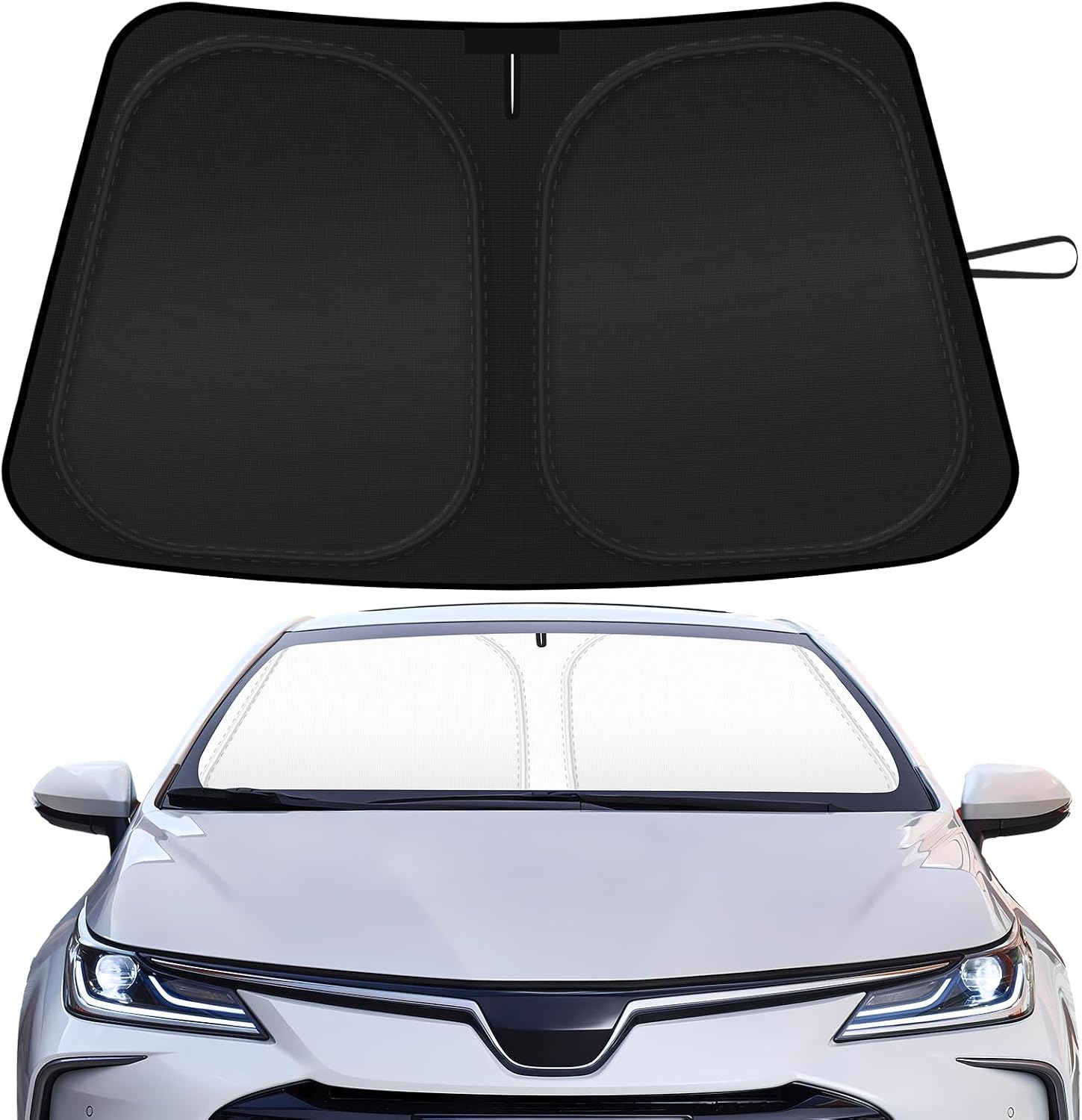 Detalle de Windshield Sun Shade for Toyota Corolla, 210T Fabric