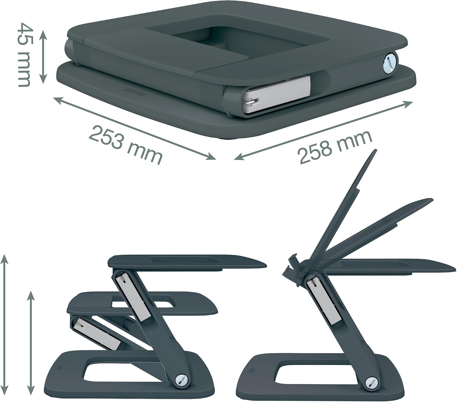 Thumbnail 5 de Leitz Supporto per Laptop Multi-Angolo Ergo: regolabile, pieghevole e sostenibile (6 posizioni)