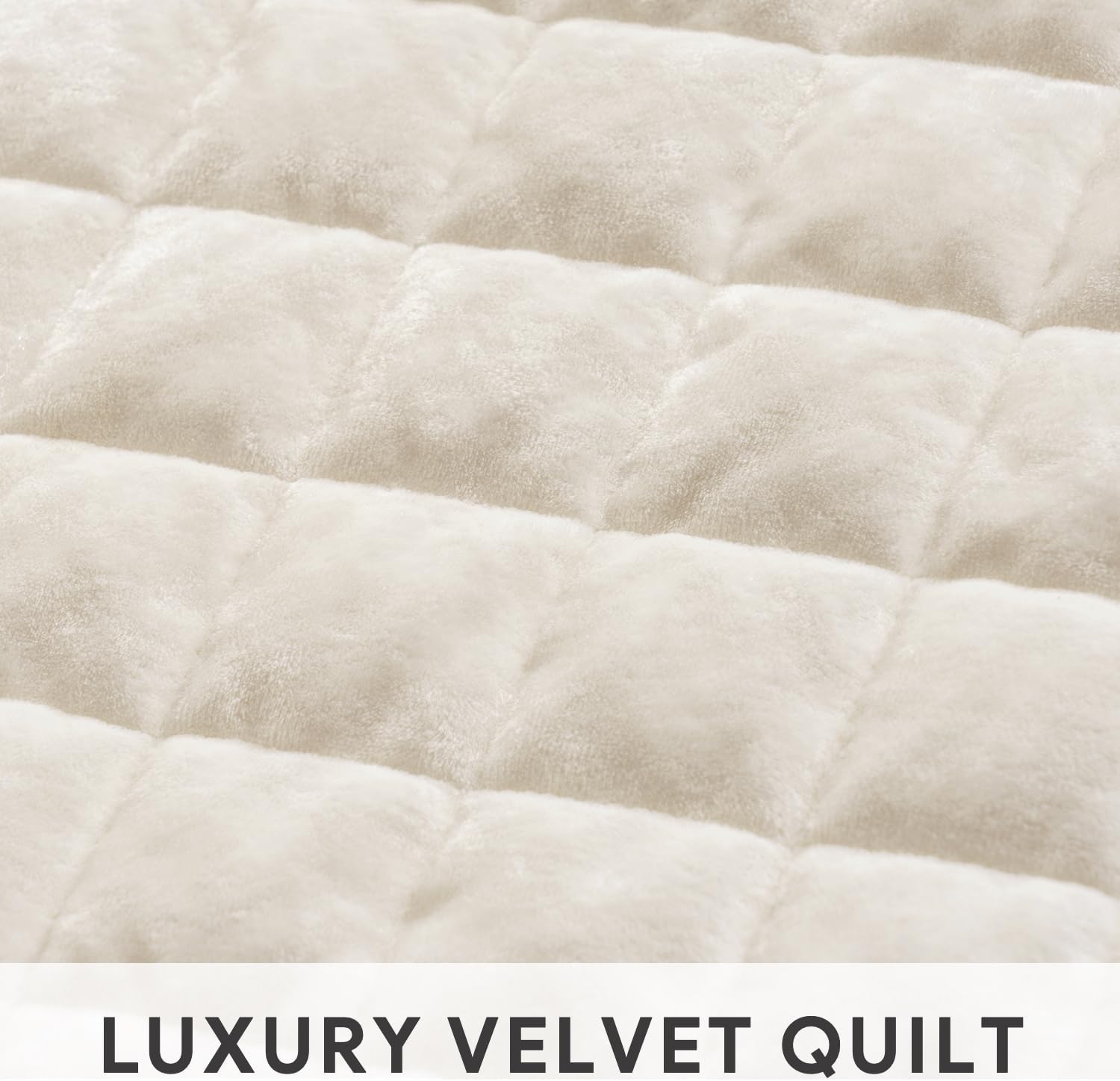 Thumbnail 3 de RECYCO Luxury Velvet Quilt Set King