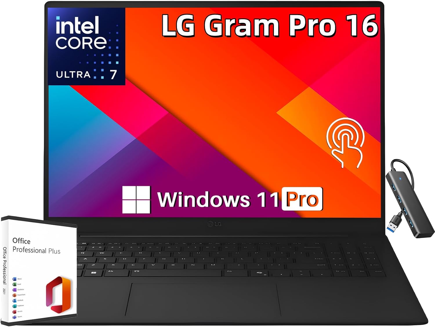 Detalle de LG 16-inch touchscreen laptop