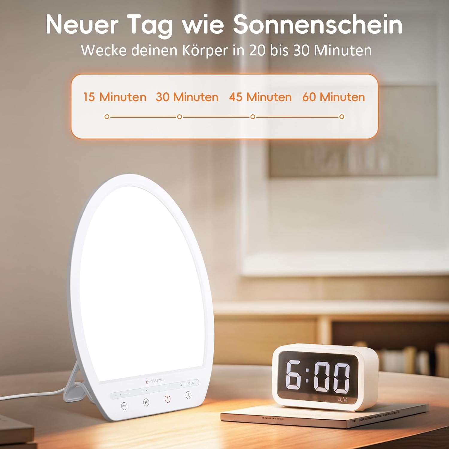 Thumbnail 6 de Comfytemp Tageslichtlampe 16.000 Lux