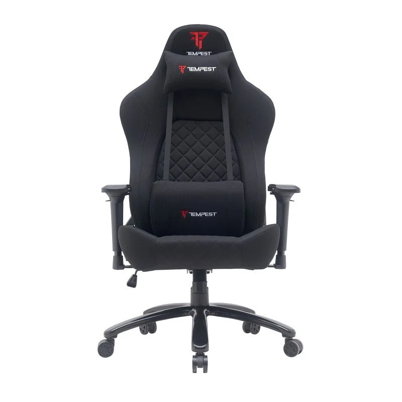 Detalle 2 de Tempest Thickbone Silla Gaming Negra (hasta 250 kg) con Telas Transpirables y Reposabrazos 4D