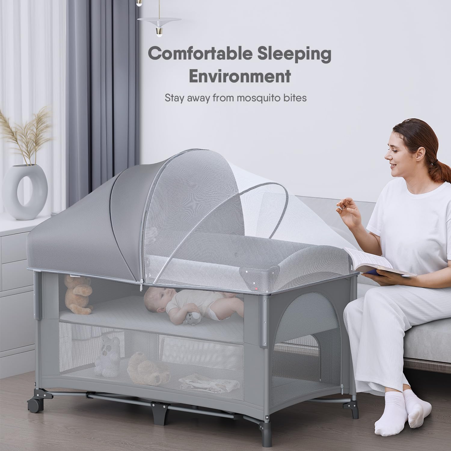 Detalle de Obee Odee Baby Bassinet, Large Size