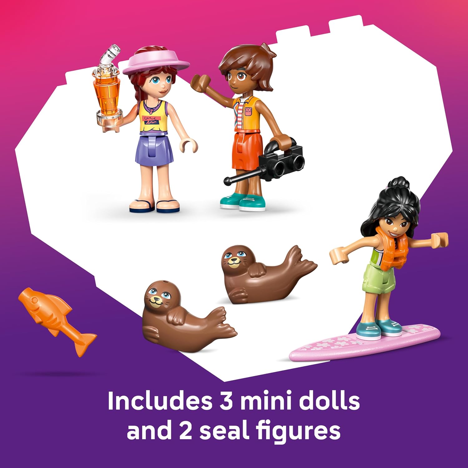 Thumbnail 4 de LEGO Friends 42699 Beach House with Seals Building Set, 400 Pieces