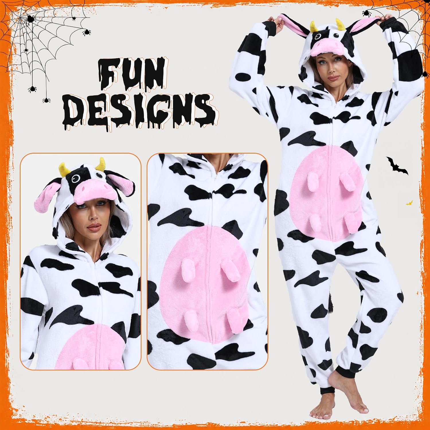 Thumbnail 4 de DKRUW Adult Animal Onesie Pajamas, Fleece Costume with Zipper and Pockets