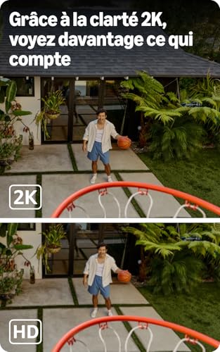 Detalle 2 de Blink Outdoor 2K+ + Sonnette vidéo 2K+ Blink (nouvelle génération) – Blanc, kit sans fil