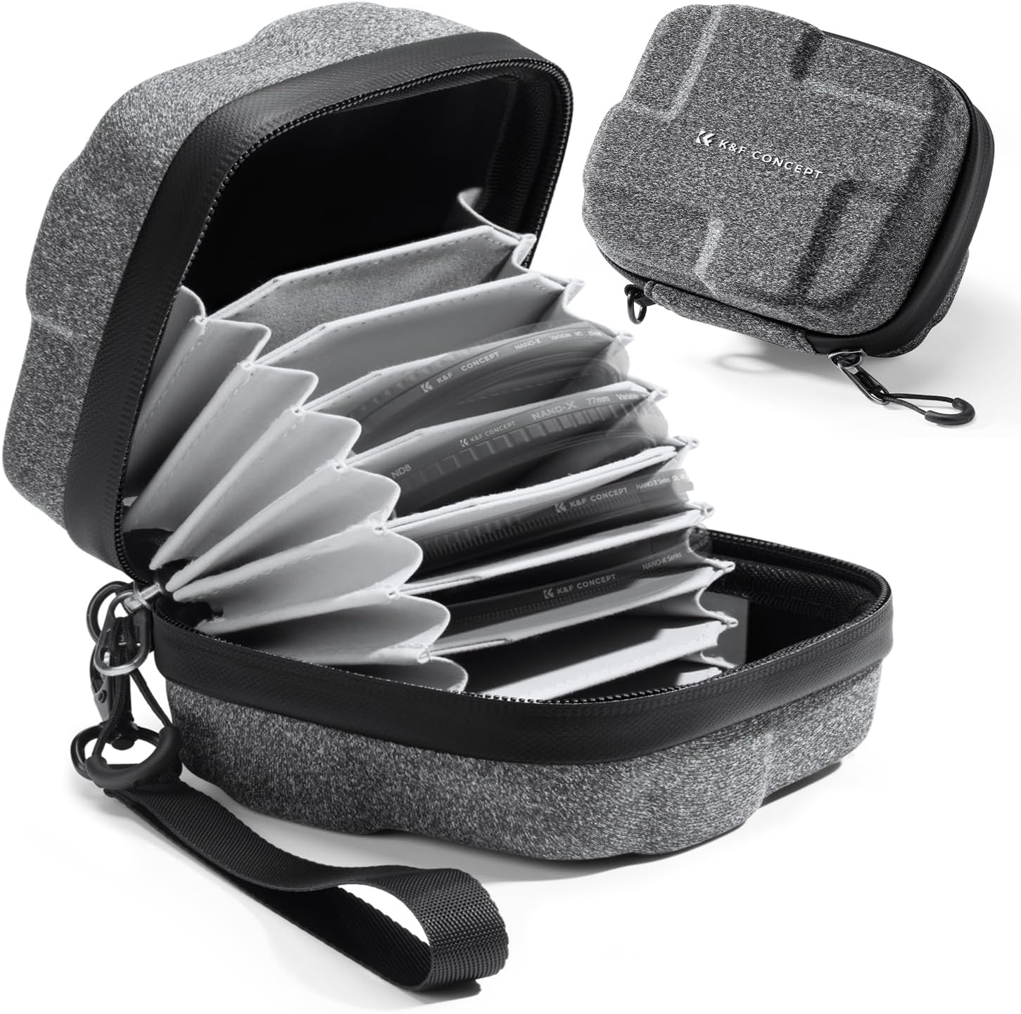 K&F Concept Bolsa para 10 filtros 95 mm