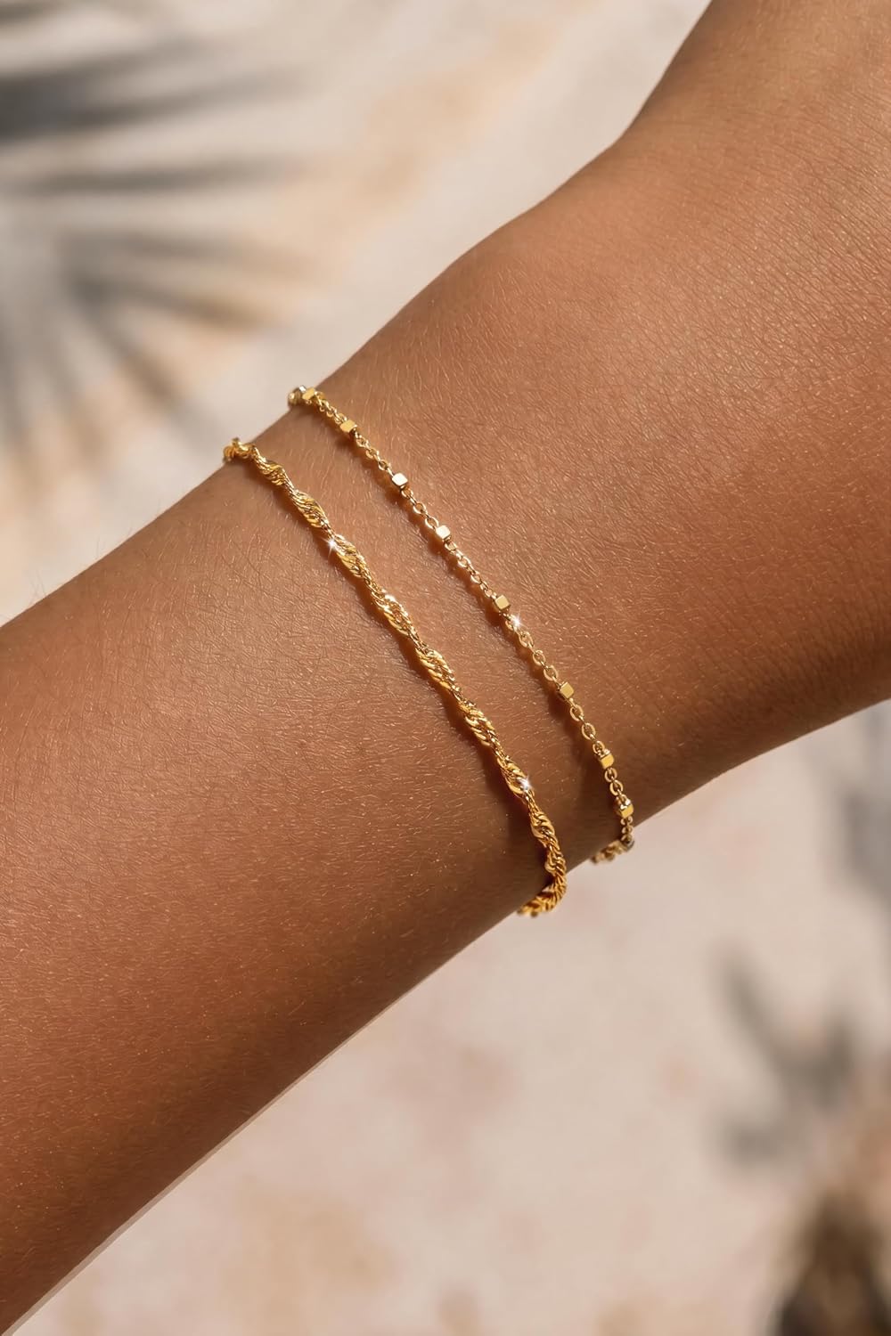 Detalle 2 de Moodear Bracelets, 14K Gold-Plated Brass