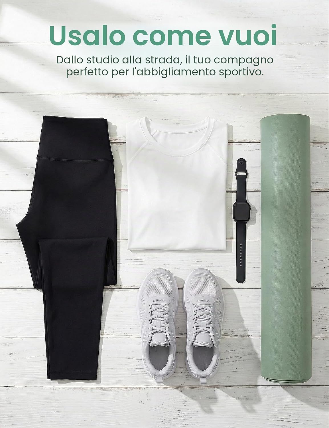 Detalle de Wayleb Maglietta Sportiva Donna per Palestra e Fitness – Maniche Corte, Tessuto Traspirante con Inserto in Mesh