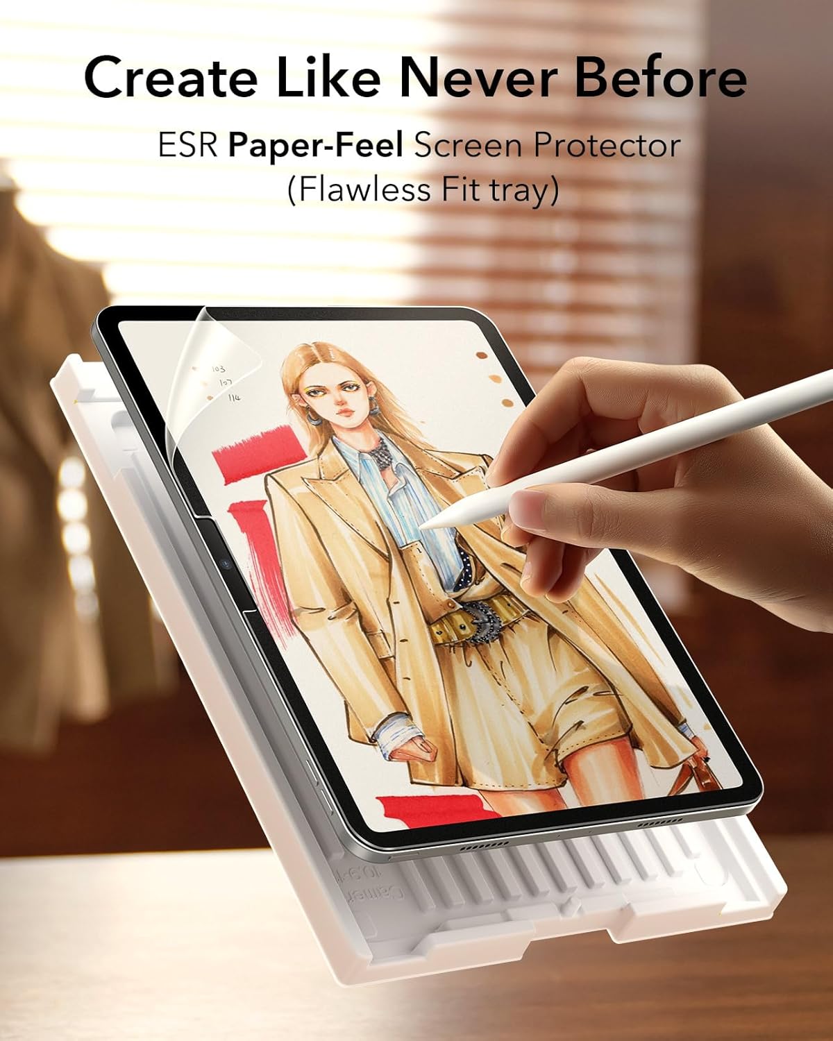 Thumbnail 1 de ESR ESR Paper-Feel Schutzfolie für iPad Pro 11