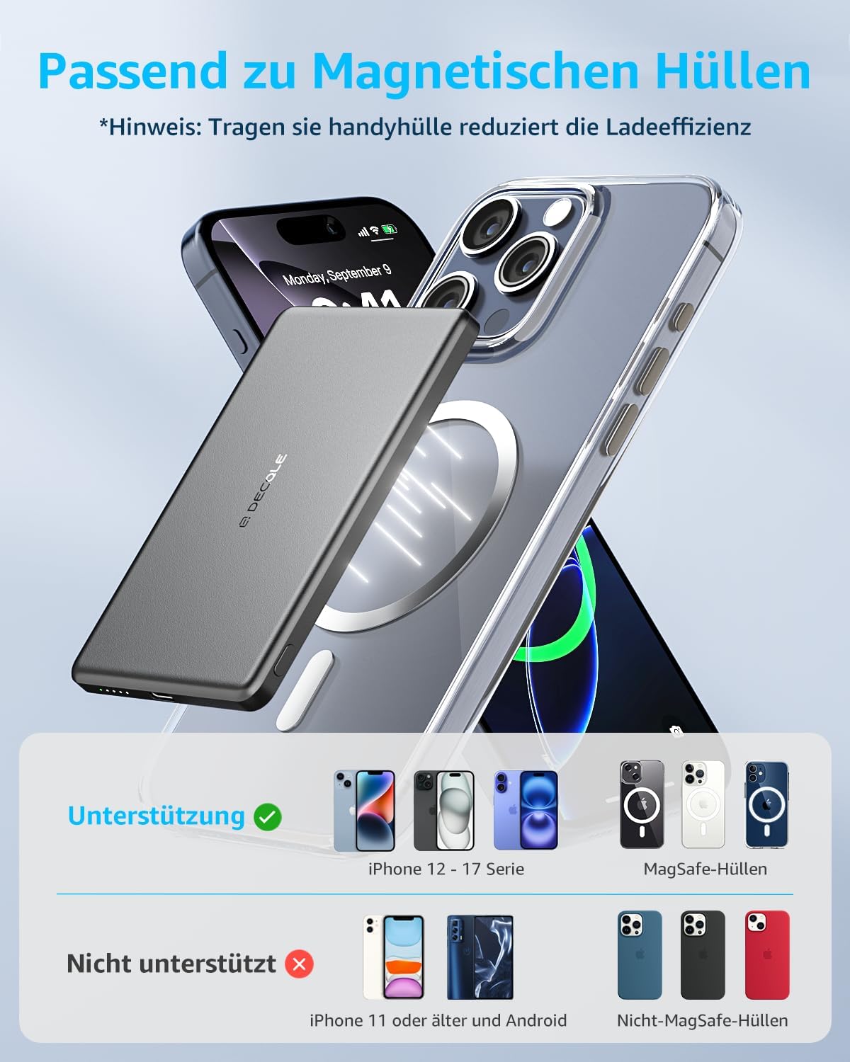 Thumbnail 5 de decqle Air Power Bank MagSafe 5000mAh