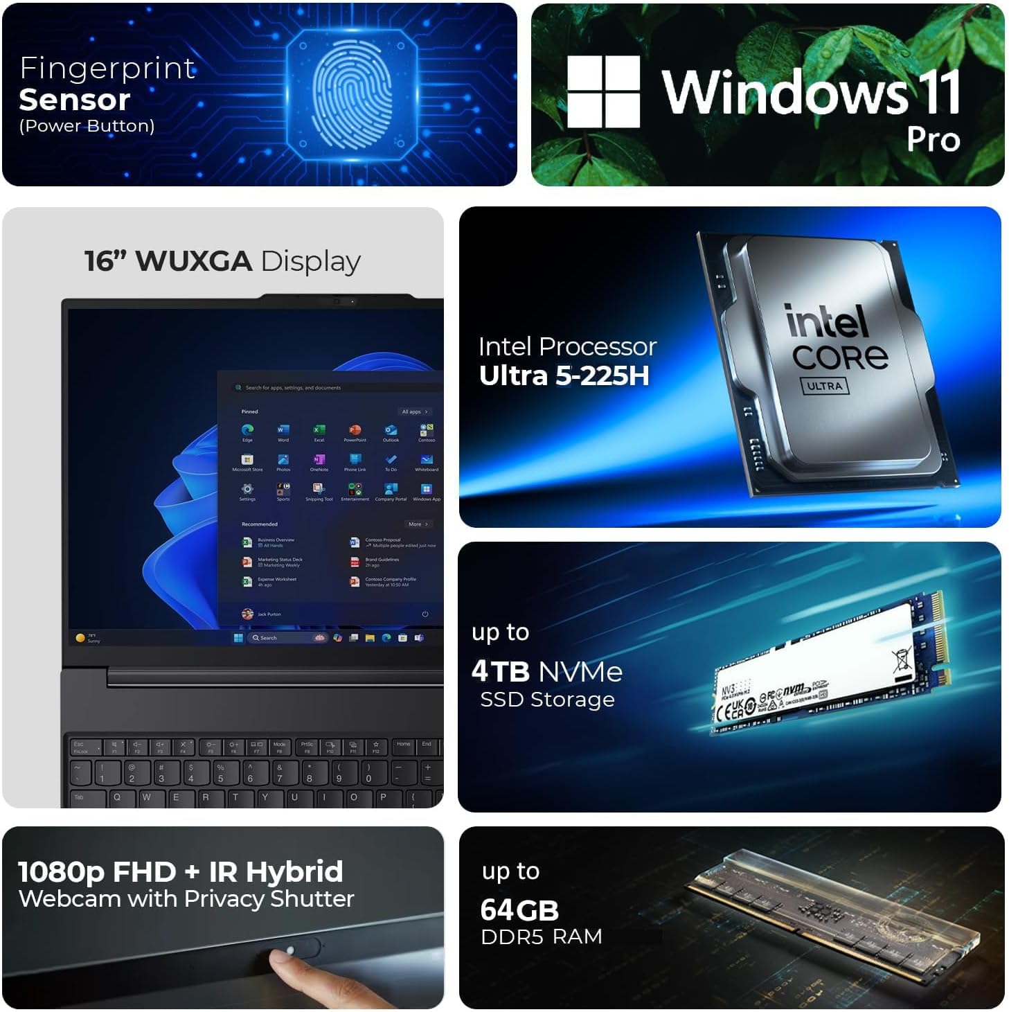 Thumbnail 1 de Lenovo ThinkPad business laptop, 16-inch