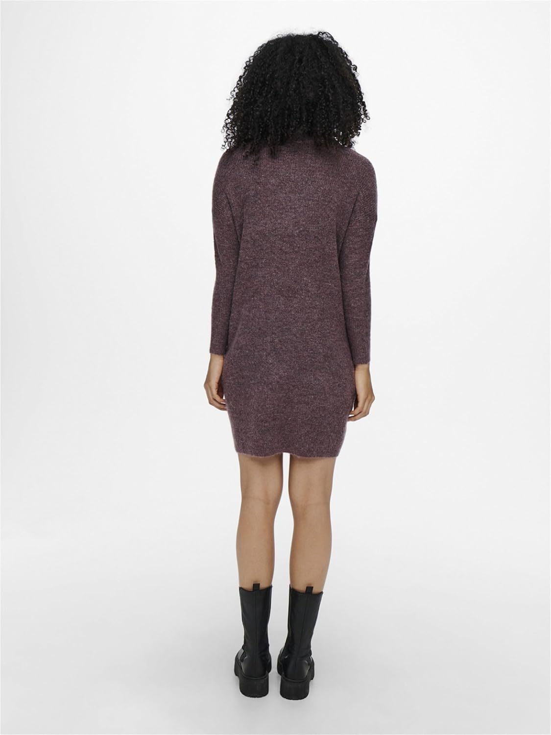 Thumbnail 4 de ONLY Robe Jana Noir robe tricot manches longues
