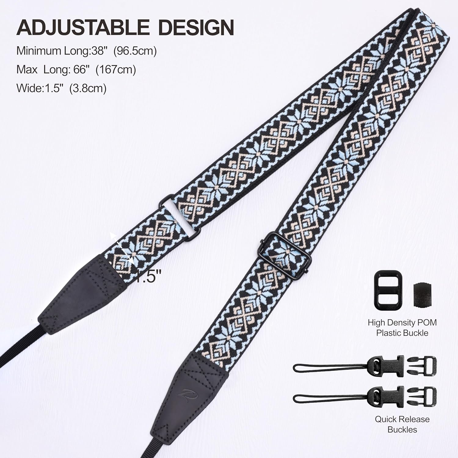 Thumbnail 6 de Padwa Lifestyle Adjustable Camera Strap 1.5" 📷