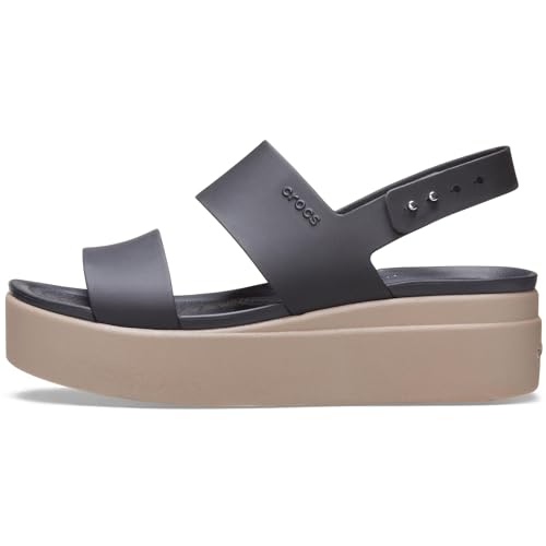 Thumbnail 6 de Crocs Brooklyn Low Wedge W Blk/Mrm