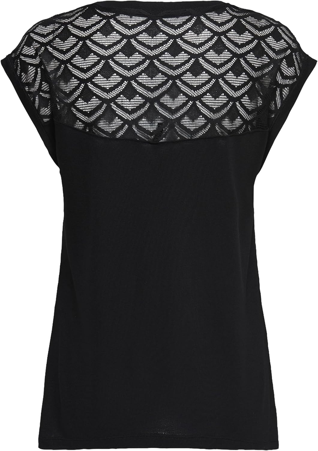Thumbnail 2 de ONLY Damen Onlnicole Life S/S Mix Top NOOS JRS T-Shirt mit Spitzen-Detail